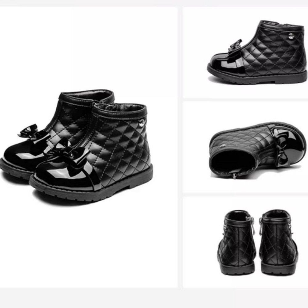 Toddler Ankle Boots with fleece lining